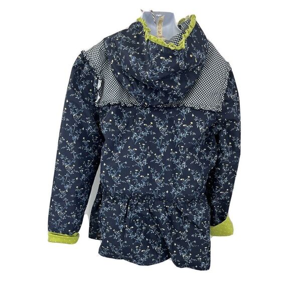 NewMatilda Jane Girls Blue Hooded Jacket Size 16 Floral Enchanted Garden - Picture 5 of 15
